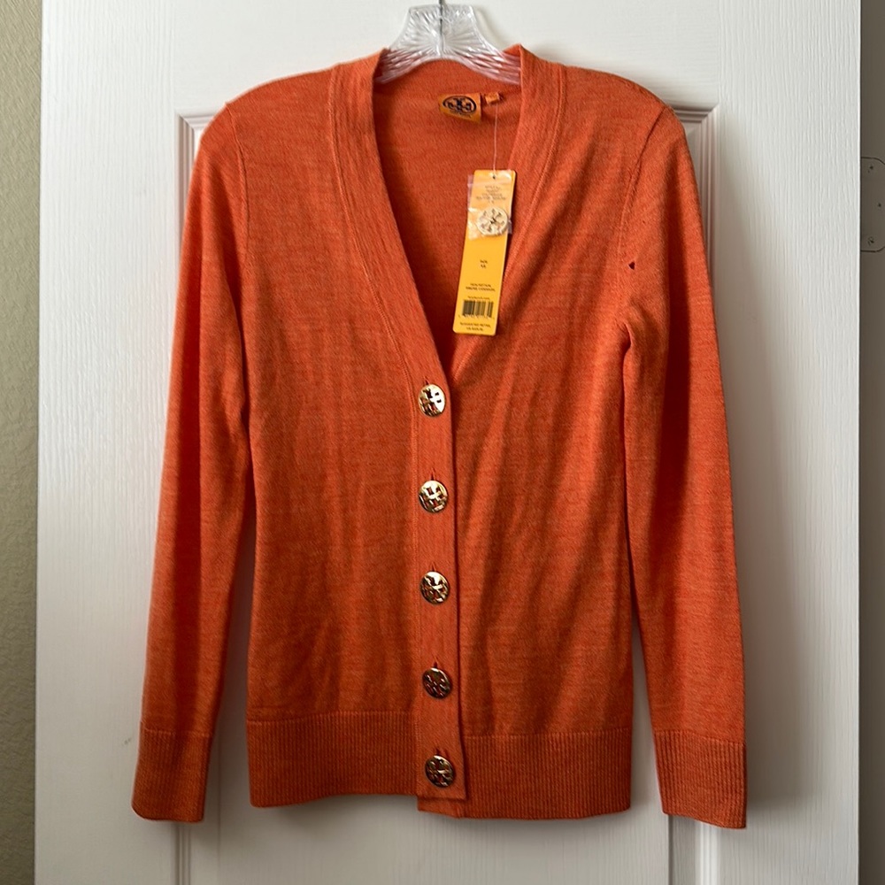 Tory Burch cardigan NWT with some flaws
